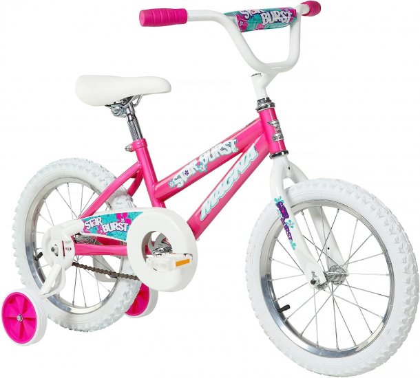 Dynacraft Magna Star Burst Bike, 12-20-Inch Wheels, Girls Ages 3-10 years old