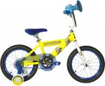 Dynacraft Minions 16"" Bike with Training Wheels, Yellow