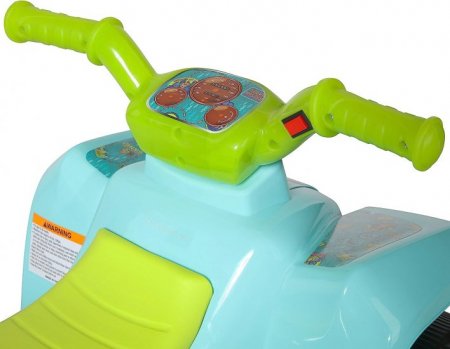 Dynacraft Scooby Doo 6V Quad for Toddlers with Rechargeable Battery Blue