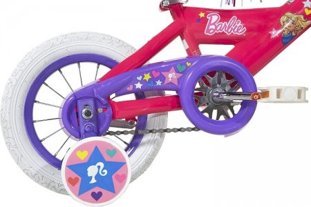 Dynacraft Barbie Kids Bike Girls 12 Inch with Training Wheels