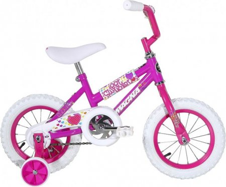 Magna Dynacraft Sweetheart Bike, 12-20-Inch Wheels, Girls Ages 3-10 years old