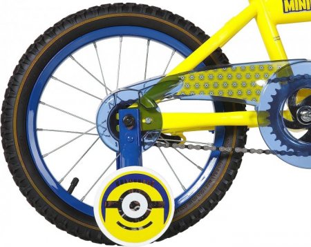 Dynacraft Minions 16 Bike with Training Wheels Yellow